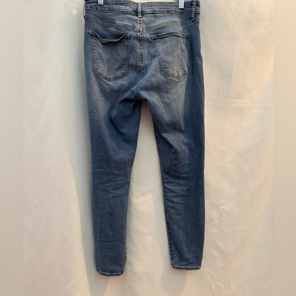 Gap 1969 Curvy True Skinny Destructive Jeans 29R - Picture 5 of 6